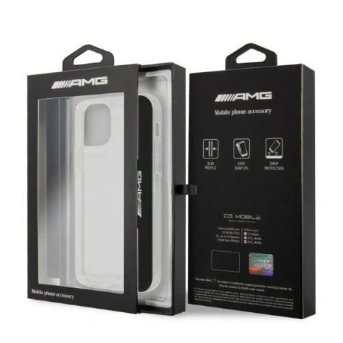 Kup Etui Mercedes AMG AMHCP12MTVLBR Apple iPhone 12/12 Pro transparentní tvrdý obal Electroplate Vertical - MRS67 - {ean13} - Sklep Home Screen