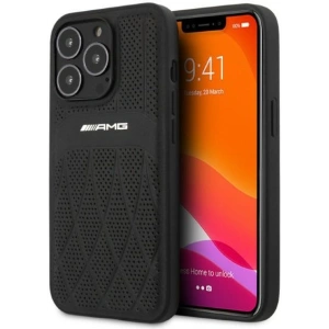Kup Etui Mercedes AMG AMHCP13LOSDBK Apple iPhone 13 Pro czarny/black hardcase Leather Curved Lines - MRS68 - {ean13} - Sklep Home Screen