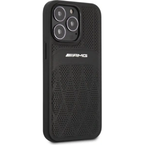 Buy Mercedes AMG AMHCP13XOSDBK Apple iPhone 13 Pro Max black hardcase Leather Curved Lines - MRS69 - {ean13} - Home Screen Store Europe