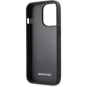 Buy Mercedes AMG AMHCP13XOSDBK Apple iPhone 13 Pro Max black hardcase Leather Curved Lines - MRS69 - {ean13} - Home Screen Store Europe