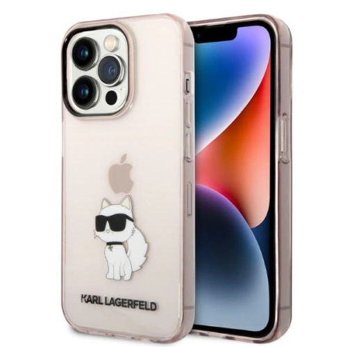 Kup Etui Karl Lagerfeld KLHCP14LHNCHTCP Apple iPhone 14 Pro rózsaszín/pink hardcase Ikonik Choupette - KLD1268 - {ean13} - Sklep Home Screen