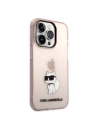 Kup Etui Karl Lagerfeld KLHCP14LHNCHTCP Apple iPhone 14 Pro różowy/pink hardcase Ikonik Choupette - KLD1268 - {ean13} - Sklep Home Screen