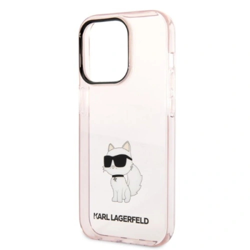 Kup Etui Karl Lagerfeld KLHCP14LHNCHTCP Apple iPhone 14 Pro rózsaszín/pink hardcase Ikonik Choupette - KLD1268 - {ean13} - Sklep Home Screen