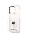 Kup Etui Karl Lagerfeld KLHCP14LHNCHTCP Apple iPhone 14 Pro różowy/pink hardcase Ikonik Choupette - KLD1268 - {ean13} - Sklep Home Screen