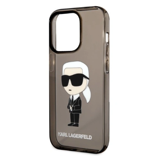 Kup Case Karl Lagerfeld KLHCP14LHNIKTCK Apple iPhone 14 Pro schwarz/black hardcase Ikonik Case Karl Lagerfeld - KLD1269 - {ean13} - Sklep Home Screen