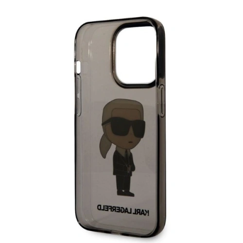 Kup Case Karl Lagerfeld KLHCP14LHNIKTCK Apple iPhone 14 Pro schwarz/black hardcase Ikonik Case Karl Lagerfeld - KLD1269 - {ean13} - Sklep Home Screen