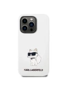 Kup Etui Karl Lagerfeld KLHCP14LSNCHBCH Apple iPhone 14 Pro hardcase bílý/white Silicone Choupette - KLD1270 - {ean13} - Sklep Home Screen
