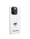 Kup Etui Karl Lagerfeld KLHCP14LSNCHBCH Apple iPhone 14 Pro hardcase bílý/white Silicone Choupette - KLD1270 - {ean13} - Sklep Home Screen
