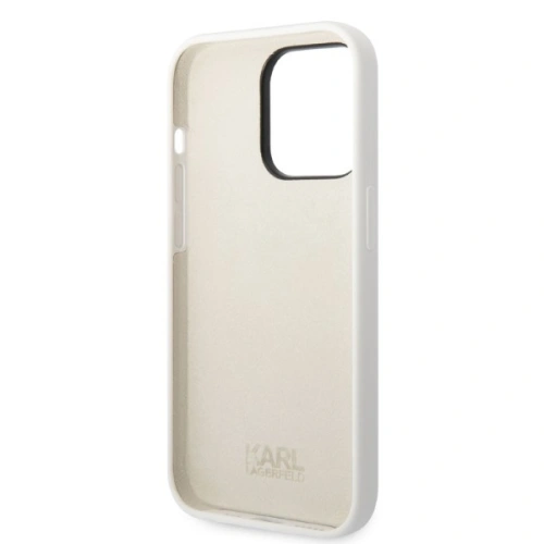 Kup Case Karl Lagerfeld KLHCP14LSNCHBCH Apple iPhone 14 Pro Hardcase weiß/white Silikon Choupette - KLD1270 - {ean13} - Sklep Home Screen