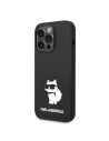 Buy Karl Lagerfeld KLHCP14LSNCHBCK Apple iPhone 14 Pro hardcase black Silicone Choupette - KLD1271 - {ean13} - Home Screen Store Europe