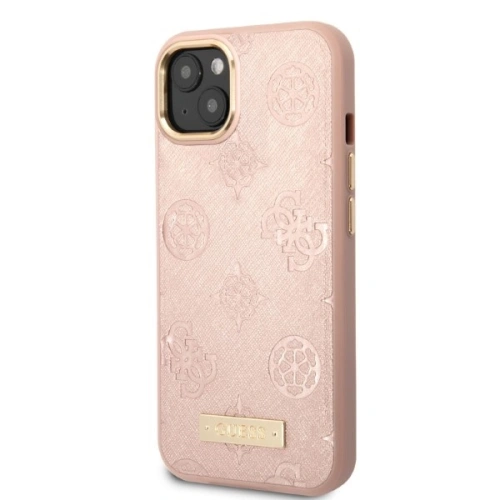Kup Case Guess GUHMP13MSAPSTP Apple iPhone 13 rosa/pink Hardcase Peony Logo Plate MagSafe - GUE2273 - {ean13} - Sklep Home Screen