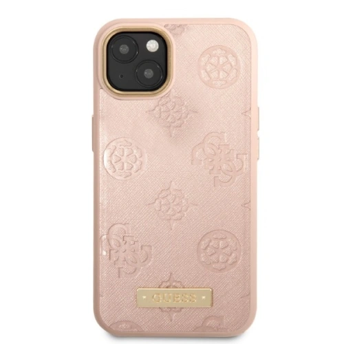 Kup Case Guess GUHMP13MSAPSTP Apple iPhone 13 rosa/pink Hardcase Peony Logo Plate MagSafe - GUE2273 - {ean13} - Sklep Home Screen
