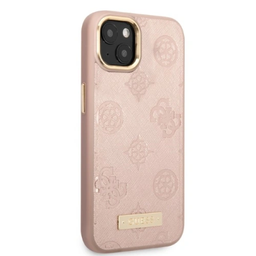 Kup Case Guess GUHMP13MSAPSTP Apple iPhone 13 rosa/pink Hardcase Peony Logo Plate MagSafe - GUE2273 - {ean13} - Sklep Home Screen
