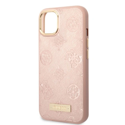 Kup Case Guess GUHMP13MSAPSTP Apple iPhone 13 rosa/pink Hardcase Peony Logo Plate MagSafe - GUE2273 - {ean13} - Sklep Home Screen