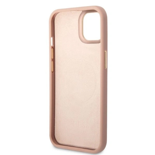 Kup Case Guess GUHMP13MSAPSTP Apple iPhone 13 rosa/pink Hardcase Peony Logo Plate MagSafe - GUE2273 - {ean13} - Sklep Home Screen