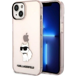 Etui Karl Lagerfeld KLHCP14MHNCHTCP Apple iPhone 14 Plus / 15 Plus różowy/pink hardcase Ikonik Choupette