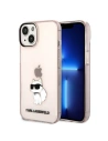 Etui Karl Lagerfeld KLHCP14MHNCHTCP Apple iPhone 14 Plus / 15 Plus różowy/pink hardcase Ikonik Choupette