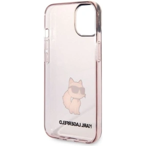 Etui Karl Lagerfeld KLHCP14MHNCHTCP Apple iPhone 14 Plus / 15 Plus różowy/pink hardcase Ikonik Choupette