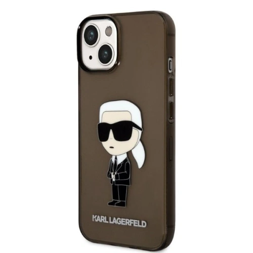 Kup Case Karl Lagerfeld KLHCP14MHNIKTCK Apple iPhone 14 Plus / 15 Plus schwarz/black hardcase Ikonik Case Karl Lagerfeld - KLD1274 - {ean13} - Sklep Home Screen