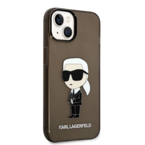 Kup Case Karl Lagerfeld KLHCP14MHNIKTCK Apple iPhone 14 Plus / 15 Plus schwarz/black hardcase Ikonik Case Karl Lagerfeld - KLD1274 - {ean13} - Sklep Home Screen