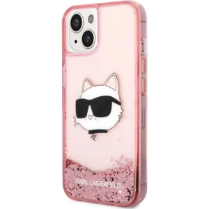 Etui Karl Lagerfeld KLHCP14MLNCHCP Apple iPhone 14 Plus / 15 Plus różowy/pink hardcase Glitter Choupette Head