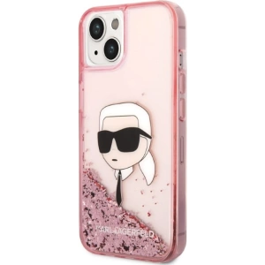 Etui Karl Lagerfeld KLHCP14MLNKHCP Apple iPhone 14 Plus / 15 Plus różowy/pink hardcase Glitter Karl Head