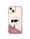 Buy Karl Lagerfeld KLHCP14MLNKHCP Apple iPhone 14 Plus / 15 Plus pink hardcase Glitter Karl Head - KLD1276 - {ean13} - Home Screen Store Europe