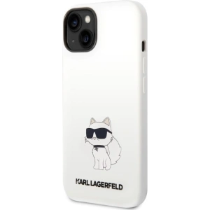 Etui Karl Lagerfeld KLHCP14MSNCHBCH Apple iPhone 14 Plus / 15 Plus hardcase biały/white Silicone Choupette