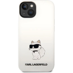 Etui Karl Lagerfeld KLHCP14MSNCHBCH Apple iPhone 14 Plus / 15 Plus hardcase biały/white Silicone Choupette