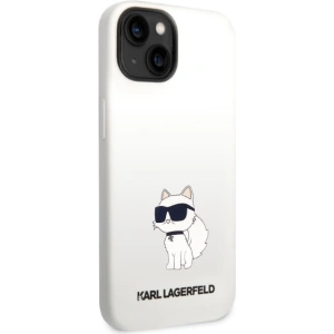 Etui Karl Lagerfeld KLHCP14MSNCHBCH Apple iPhone 14 Plus / 15 Plus hardcase biały/white Silicone Choupette