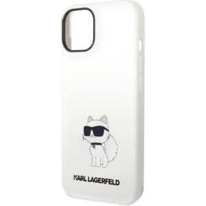 Etui Karl Lagerfeld KLHCP14MSNCHBCH Apple iPhone 14 Plus / 15 Plus hardcase biały/white Silicone Choupette