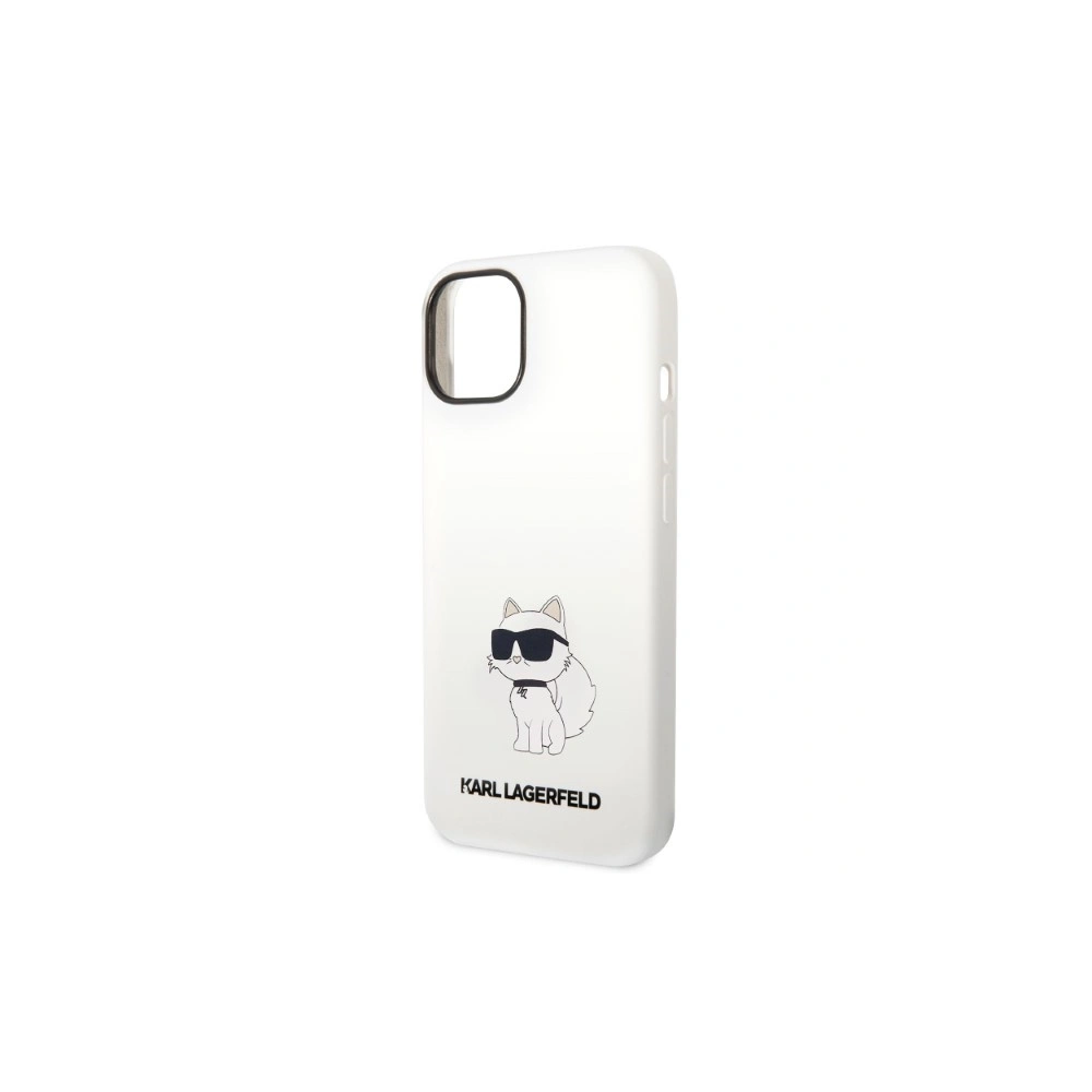 Etui Karl Lagerfeld KLHCP14MSNCHBCH Apple iPhone 14 Plus / 15 Plus hardcase biały/white Silicone Choupette