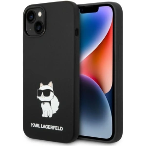 Etui Karl Lagerfeld KLHCP14MSNCHBCK Apple iPhone 14 Plus / 15 Plus hardcase czarny/black Silicone Choupette