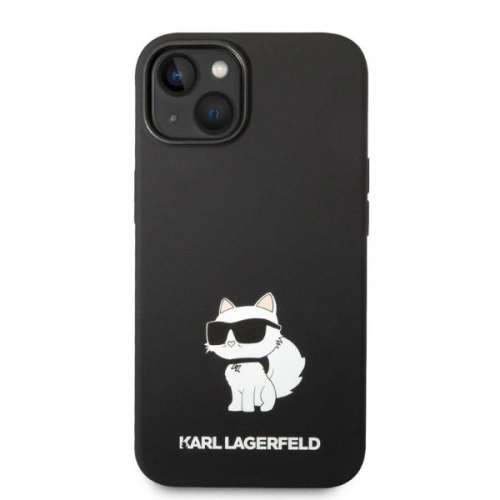Kup Etui Karl Lagerfeld KLHCP14MSNCHBCK Apple iPhone 14 Plus / 15 Plus hardcase czarny/black Silicone Choupette - KLD1278 - {ean13} - Sklep Home Screen