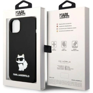 Etui Karl Lagerfeld KLHCP14MSNCHBCK Apple iPhone 14 Plus / 15 Plus hardcase czarny/black Silicone Choupette