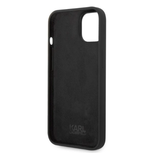 Kup Etui Karl Lagerfeld KLHCP14MSNIKBCK Apple iPhone 14 Plus / 15 Plus hardcase czarny/black Silicone Ikonik - KLD1279 - {ean13} - Sklep Home Screen