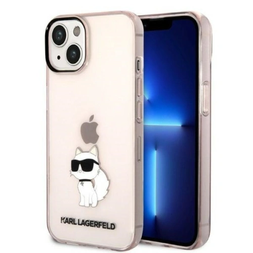 Kup Etui Karl Lagerfeld KLHCP14SHNCHTCP Apple iPhone 14 rózsaszín/pink hardcase Ikonik Choupette - KLD1280 - {ean13} - Sklep Home Screen