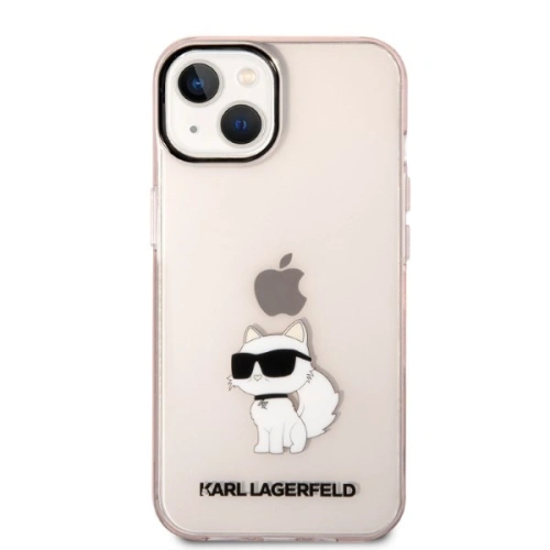 Kup Etui Karl Lagerfeld KLHCP14SHNCHTCP Apple iPhone 14 różowy/pink hardcase Ikonik Choupette - KLD1280 - {ean13} - Sklep Home Screen