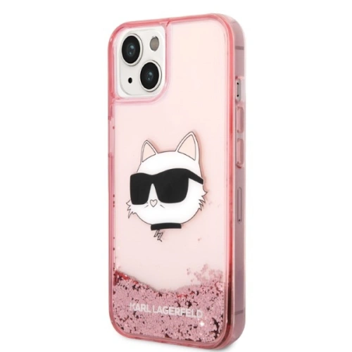 Kup Case Karl Lagerfeld KLHCP14SLNCHCP Apple iPhone 14 rosa/pink Hardcase Glitter Choupette Head - KLD1281 - {ean13} - Sklep Home Screen