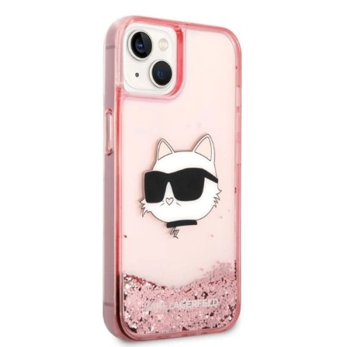 Kup Etui Karl Lagerfeld KLHCP14SLNCHCP Apple iPhone 14 różowy/pink hardcase Glitter Choupette Head - KLD1281 - {ean13} - Sklep Home Screen