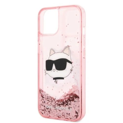 Kup Etui Karl Lagerfeld KLHCP14SLNCHCP Apple iPhone 14 różowy/pink hardcase Glitter Choupette Head - KLD1281 - {ean13} - Sklep Home Screen