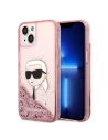 Etui Karl Lagerfeld KLHCP14SLNKHCP Apple iPhone 14 różowy/pink hardcase Glitter Karl Head
