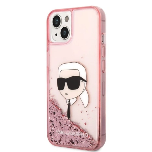Kup Etui Karl Lagerfeld KLHCP14SLNKHCP Apple iPhone 14 różowy/pink hardcase Glitter Karl Head - KLD1282 - {ean13} - Sklep Home Screen