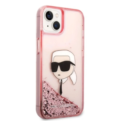Kup Etui Karl Lagerfeld KLHCP14SLNKHCP Apple iPhone 14 różowy/pink hardcase Glitter Karl Head - KLD1282 - {ean13} - Sklep Home Screen