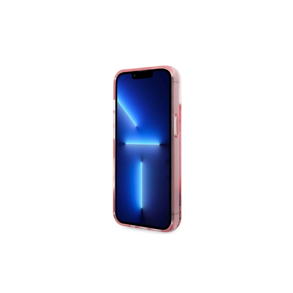 Etui Karl Lagerfeld KLHCP14SLNKHCP Apple iPhone 14 różowy/pink hardcase Glitter Karl Head