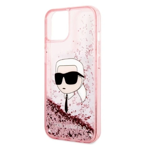Kup Etui Karl Lagerfeld KLHCP14SLNKHCP Apple iPhone 14 różowy/pink hardcase Glitter Karl Head - KLD1282 - {ean13} - Sklep Home Screen