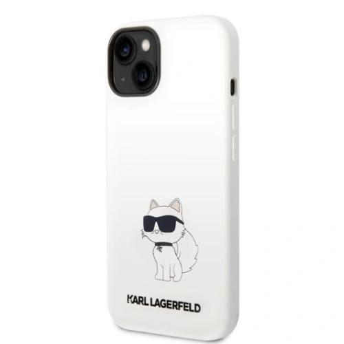 Kup Etui Karl Lagerfeld KLHCP14SSNCHBCH Apple iPhone 14 hardcase bílý/white Silicone Choupette - KLD1283 - {ean13} - Sklep Home Screen