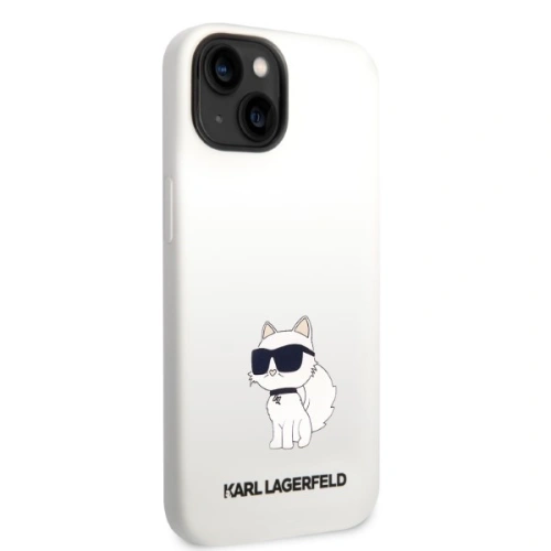 Kup Etui Karl Lagerfeld KLHCP14SSNCHBCH Apple iPhone 14 hardcase bílý/white Silicone Choupette - KLD1283 - {ean13} - Sklep Home Screen
