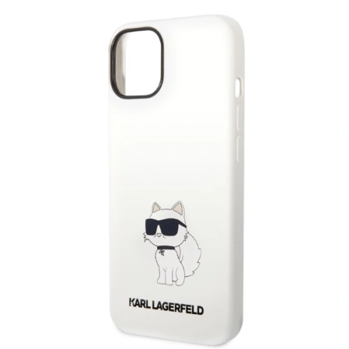 Kup Etui Karl Lagerfeld KLHCP14SSNCHBCH Apple iPhone 14 hardcase bílý/white Silicone Choupette - KLD1283 - {ean13} - Sklep Home Screen