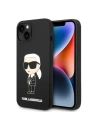Etui Karl Lagerfeld KLHCP14SSNIKBCK Apple iPhone 14 hardcase černý/black Silicone Ikonik